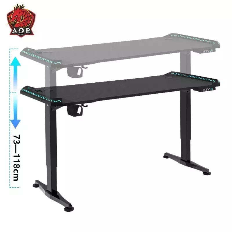 Pbuddy Gaming Electric Standing Desk Height Adjustable Sit Stand Computer Table Pbuddy Gaming Electric Standing Desk Height Adjustable Sit Stand Computer Table